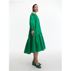 Midikleid aus Baumwolle