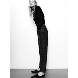 Fit Mom Jeans Im Used-Look