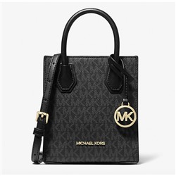 Mercer Extra-Small Logo and Leather Crossbody Bag
