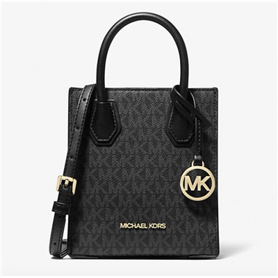 Mercer Extra-Small Logo and Leather Crossbody Bag