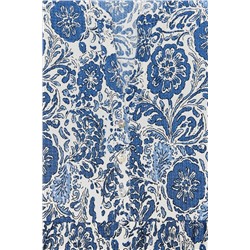 PRINTED MIDI DRESS
