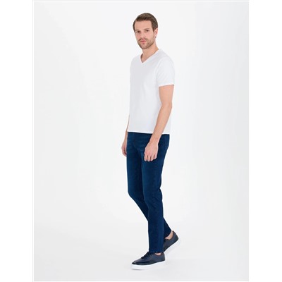 Beyaz Slim Fit Basic Tişört