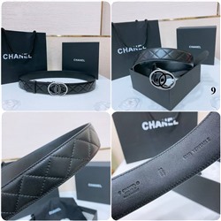 Женский ремень Chane*l 🖤 (натуральная кожа)