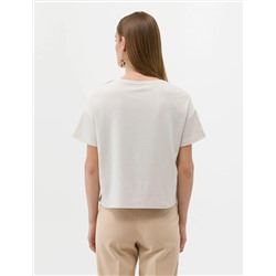 Krem Regular Fit Tişört