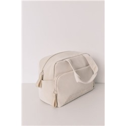 Neceser grande rubber beige