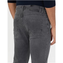 Antrasit Slim Fit Jean Pantolon