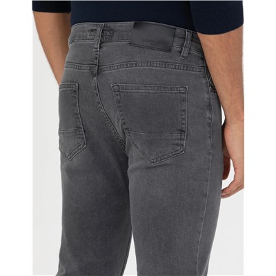 Antrasit Slim Fit Jean Pantolon