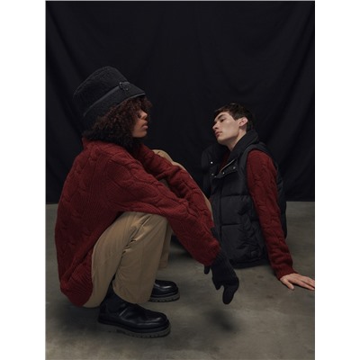 Unisex-Pullover aus Wollmischung