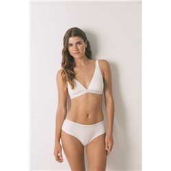 Sujetador halter FANTASTIC algodón marfil