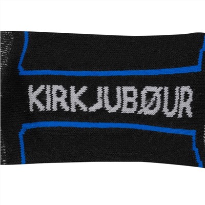 KIRKJUBØUR® "Climb" Outdoor Wandersocken 4 Paar blau