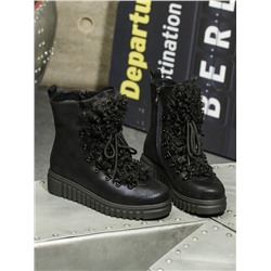 KB638BL Полусапоги  женские зимние