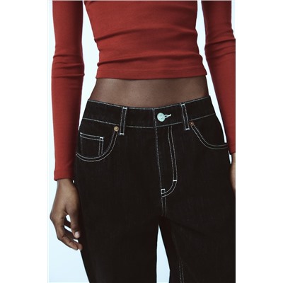 TRF BALLOON FLOCK JEANS