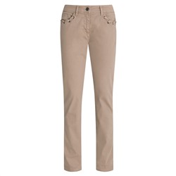 Damen Slim-Jeans mit Zierbändern