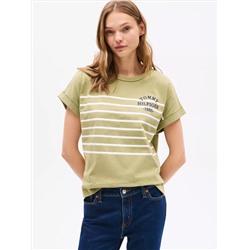 Hilfiger 1985 Logo Stripe T-Shirt