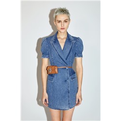 Vestido camisero Azul