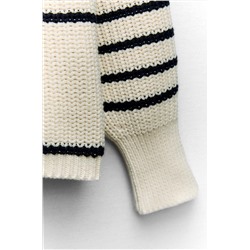 OVERSIZE KNIT POLO SWEATER