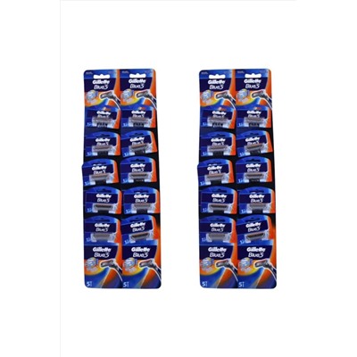 Gillette, Blue 3 Kartela 10'lu Poşet X 2 Adet