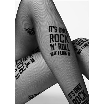 Netzstrumpfhose 40 Denier Rolling Stones