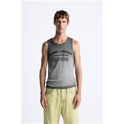 CAMISETA TANK TEXTOS