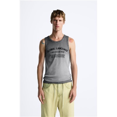 CAMISETA TANK TEXTOS