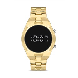 Aqua Di Polo 1987 Erkek Altın Metal Dijital Led Kol Saati Apwg028602 APWG0286