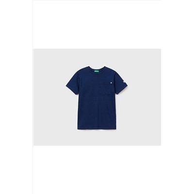 United Colors of BenettonErkek Çocuk Mix Çizgili Cep Detaylı T-shirt
