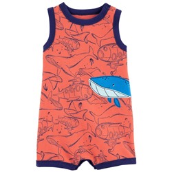 Hippo Snap-Up Romper