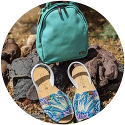 ZAPATOS · 364-selva blanco+AB.Z · Pelle · mochila NAPA (630) Menta
