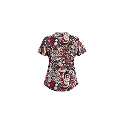 UA Pucci Power Pewter Scrub Top