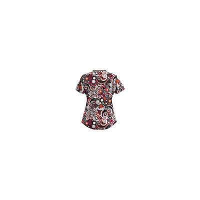 UA Pucci Power Pewter Scrub Top
