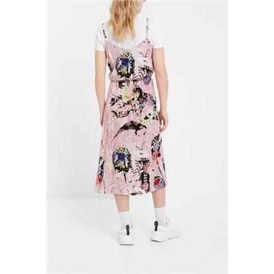 Vestido lencero con camiseta