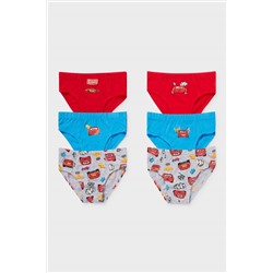 Multipack 6er - Cars - Slip - Bio-Baumwolle