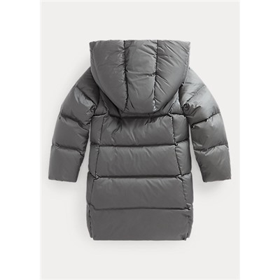 Girls 2-6x Quilted Hooded Down Coat