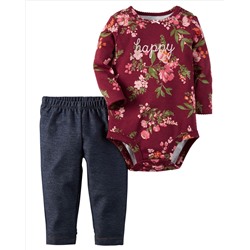 2-Piece Bodysuit & Jegging Set