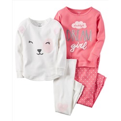 4-Piece Snug Fit Cotton PJs