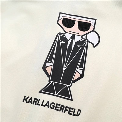KAR*L LAGERFEL*D 🐈‍⬛  Толстовка на молнии с рисунками Бренда на груди и спине, экспорт✔️ цена на оф сайте выше 8000 Материал: 💯% хлопок