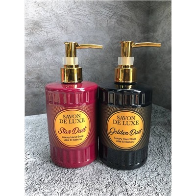 Жидкое Мыло Sevon de luxe (Golden Dusti) золотая пыль 500  мл