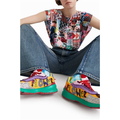 Sneakers patchwork Flower Johnson Hartig