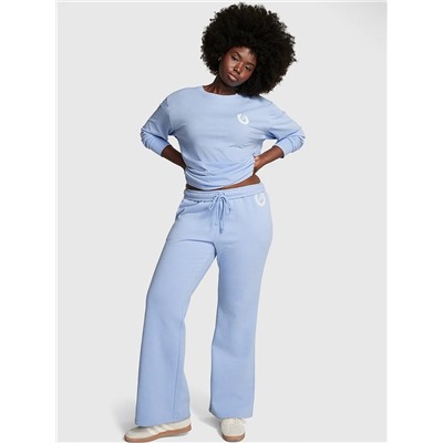 PINK IVY FLEECE FLARE SWEATPANTS