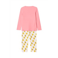 Pijama Pikachu Pokémon Rosa y blanco