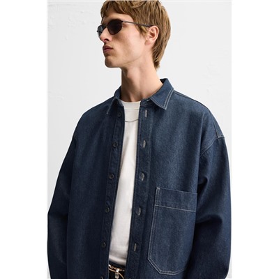 SOBRECAMISA DENIM BOLSILLO