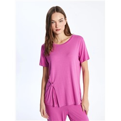 LC Waikiki Bisiklet Yaka Düz Kısa Kollu Kadın Pijama Takımı, LCW DREAM                                            
                                            Bisiklet Yaka Düz Kısa Kollu Kadın Pijama Takımı