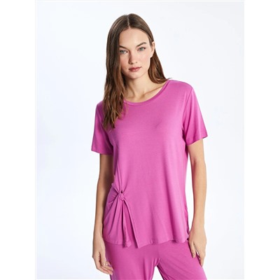 LC Waikiki Bisiklet Yaka Düz Kısa Kollu Kadın Pijama Takımı, LCW DREAM                                            
                                            Bisiklet Yaka Düz Kısa Kollu Kadın Pijama Takımı