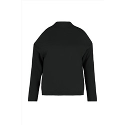 Siyah Cut Out Detaylı Triko Kazak TBBAW23AN00025