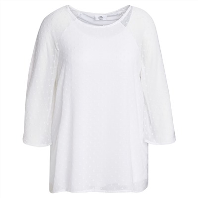 Damen Bluse mit weiten Raglanärmeln