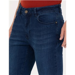 Lacivert Slim Fit Jean Pantolon