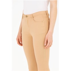 Kadın Camel Toothpick Fit Pantolon