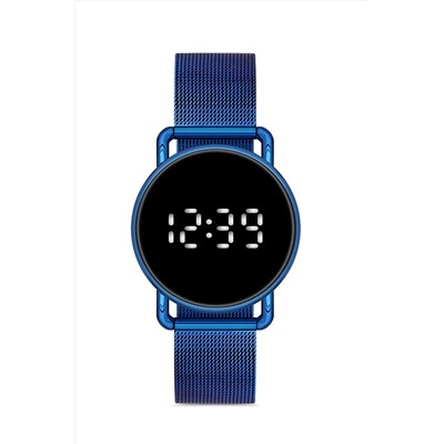 Aqua Di Polo 1987 Kadın Gümüş Hasır Dijital Led Kol Saati Apwg028202 APWG0282