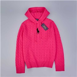 Женский вязаный свитер с капюшоном  RALPH LAURE*N ОРИГИНАЛ!