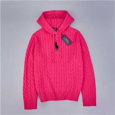 Женский вязаный свитер с капюшоном  RALPH LAURE*N ОРИГИНАЛ!